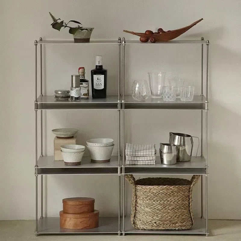 Staggered Industrial Metal Side Tables