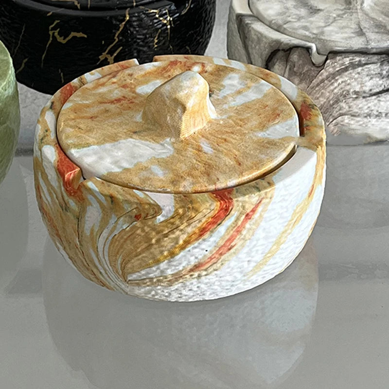 Retro Ceramic Marble Jar