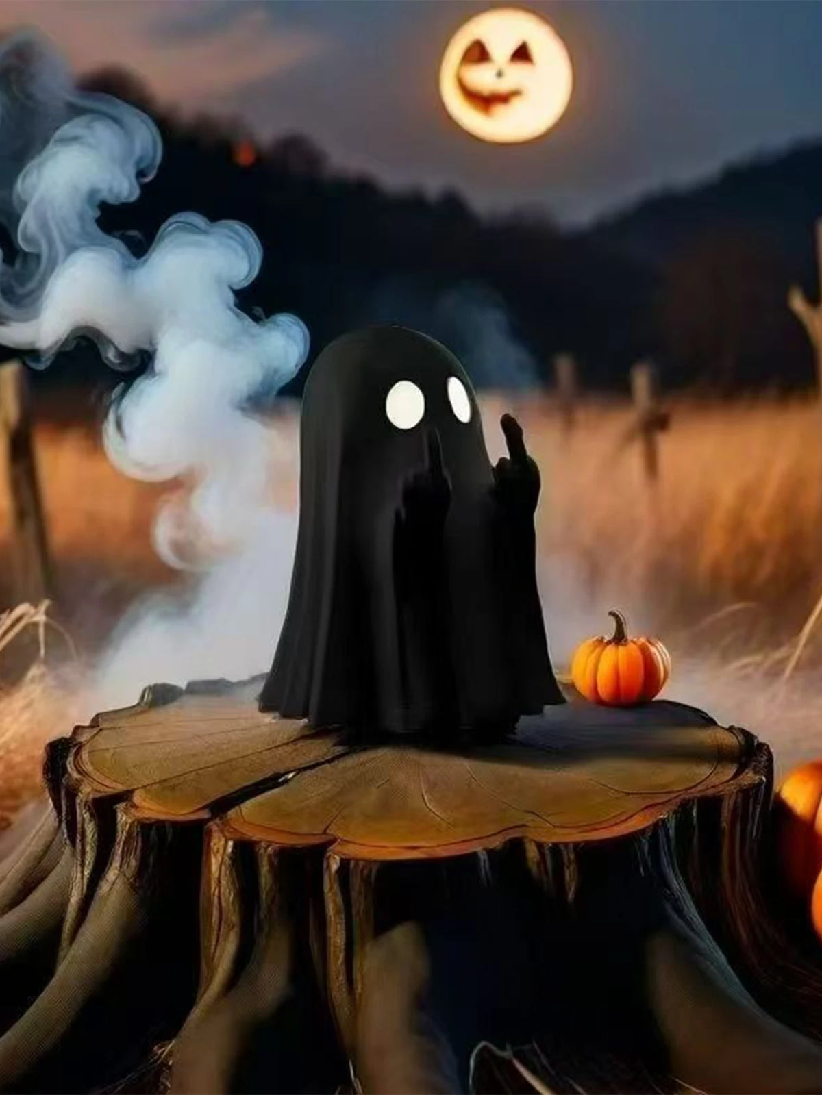 Sassy Mini Ghost Decoration