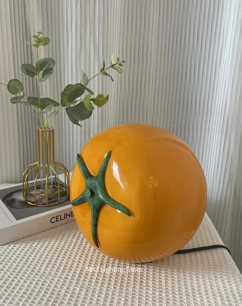 Tomato Glow Nightstand Lamp