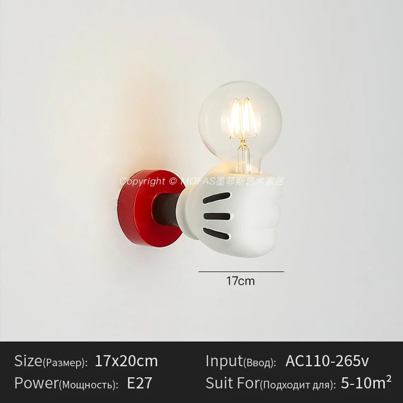 Midnight Halo Glass Wall Sconce