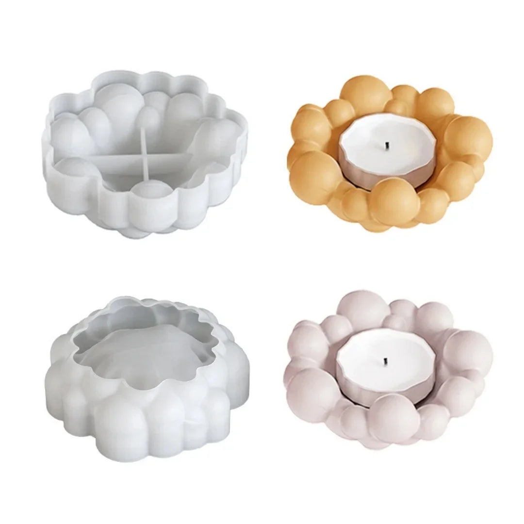 Cloud Platter Silicone Mold for Tray Casting