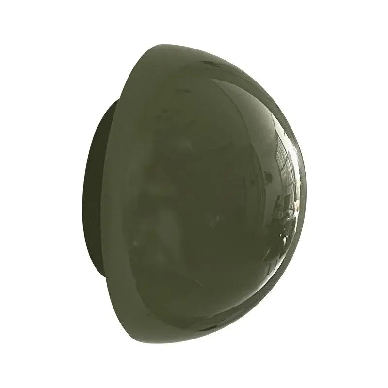 Crimson Orb Metal Wall Light