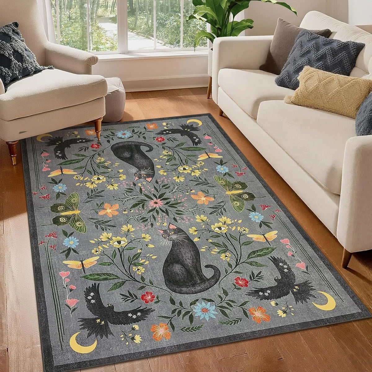 Boho Beasts & Blooms Rug