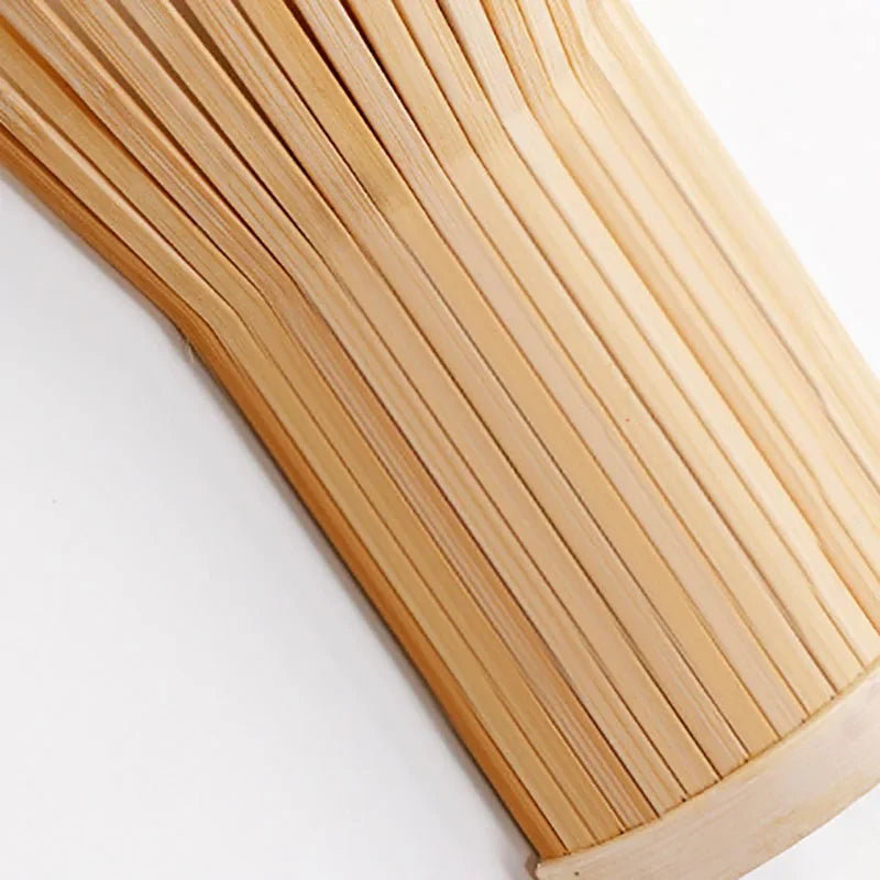 Handwoven Bamboo Glow Sconce