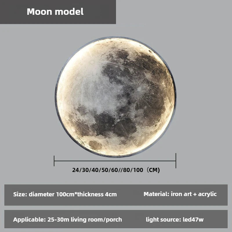 Moonlit Halo Wall Sconce