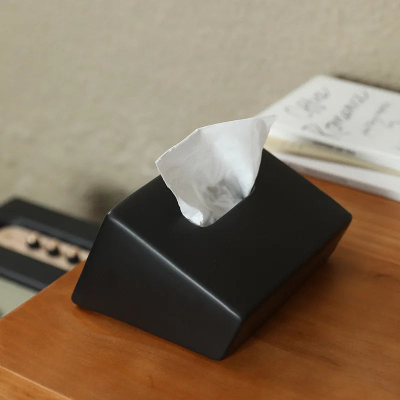Ceramic Organizer Tissue Box