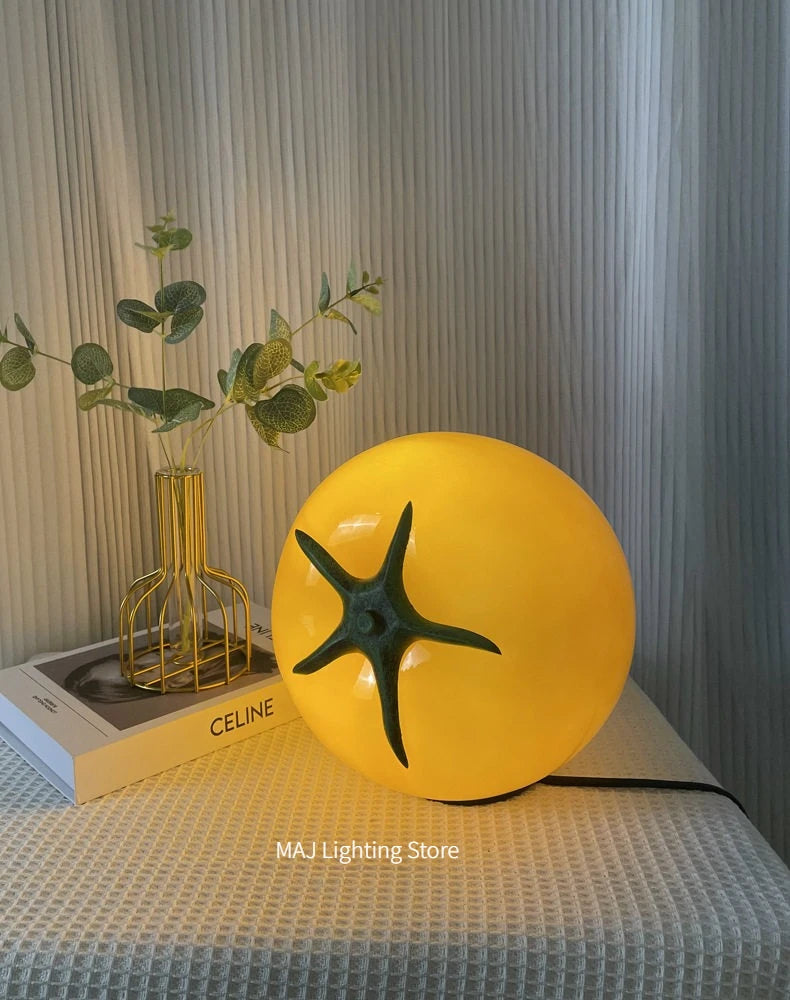 Tomato Glow Nightstand Lamp