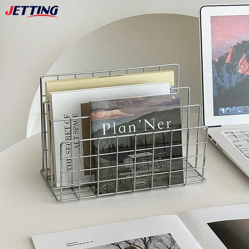 Tiered Iron Desk Organizer