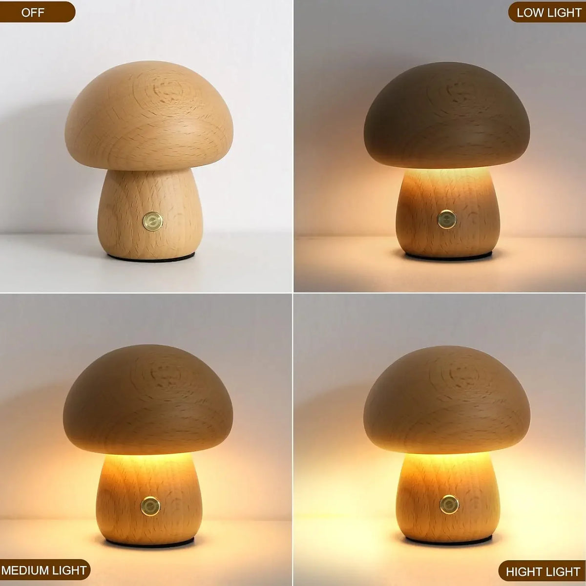 Glowing Mushroom Night Light