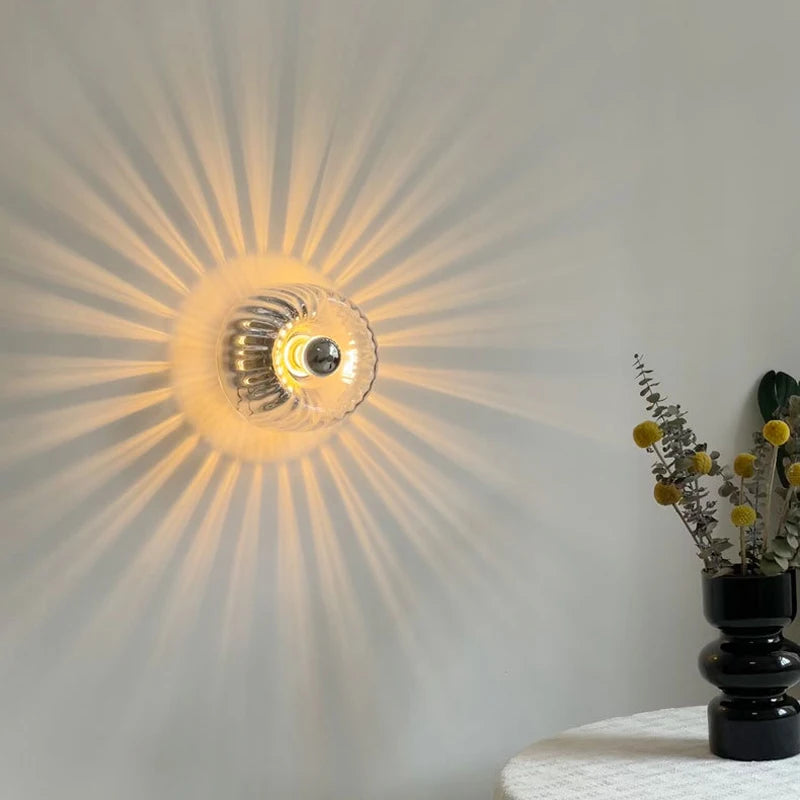 Bauhaus Glow Glass Sconce