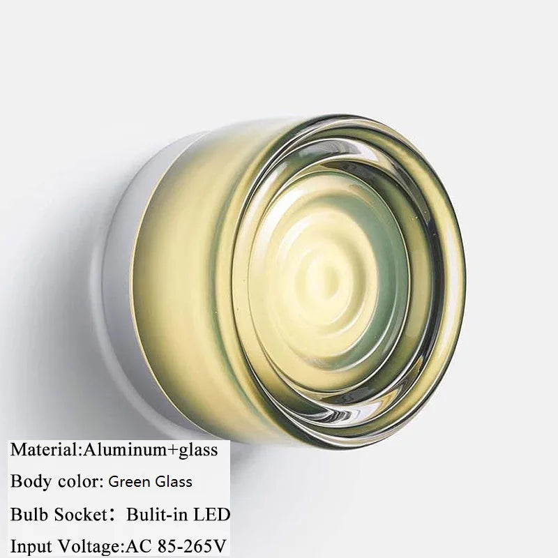 Glass Orb Wall Sconce