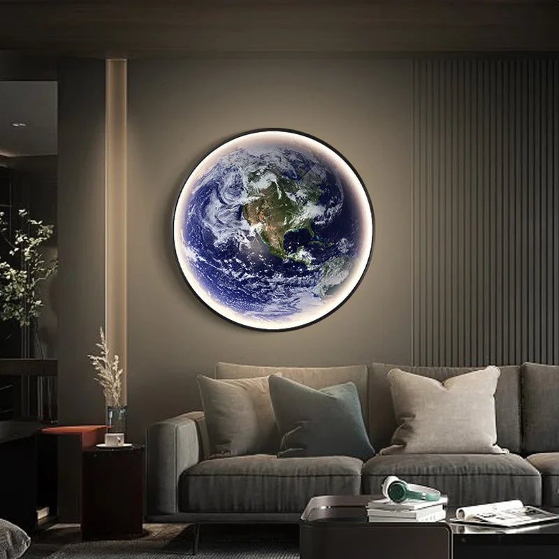Moonlit Halo Wall Sconce
