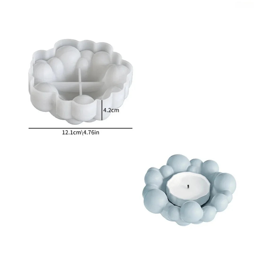 Cloud Platter Silicone Mold for Tray Casting