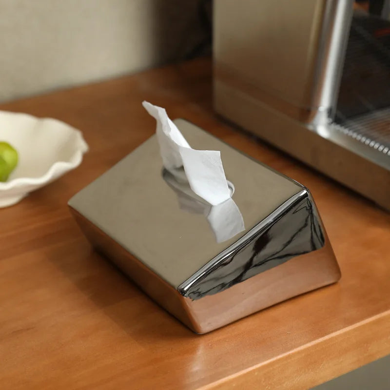 Ceramic Organizer Tissue Box