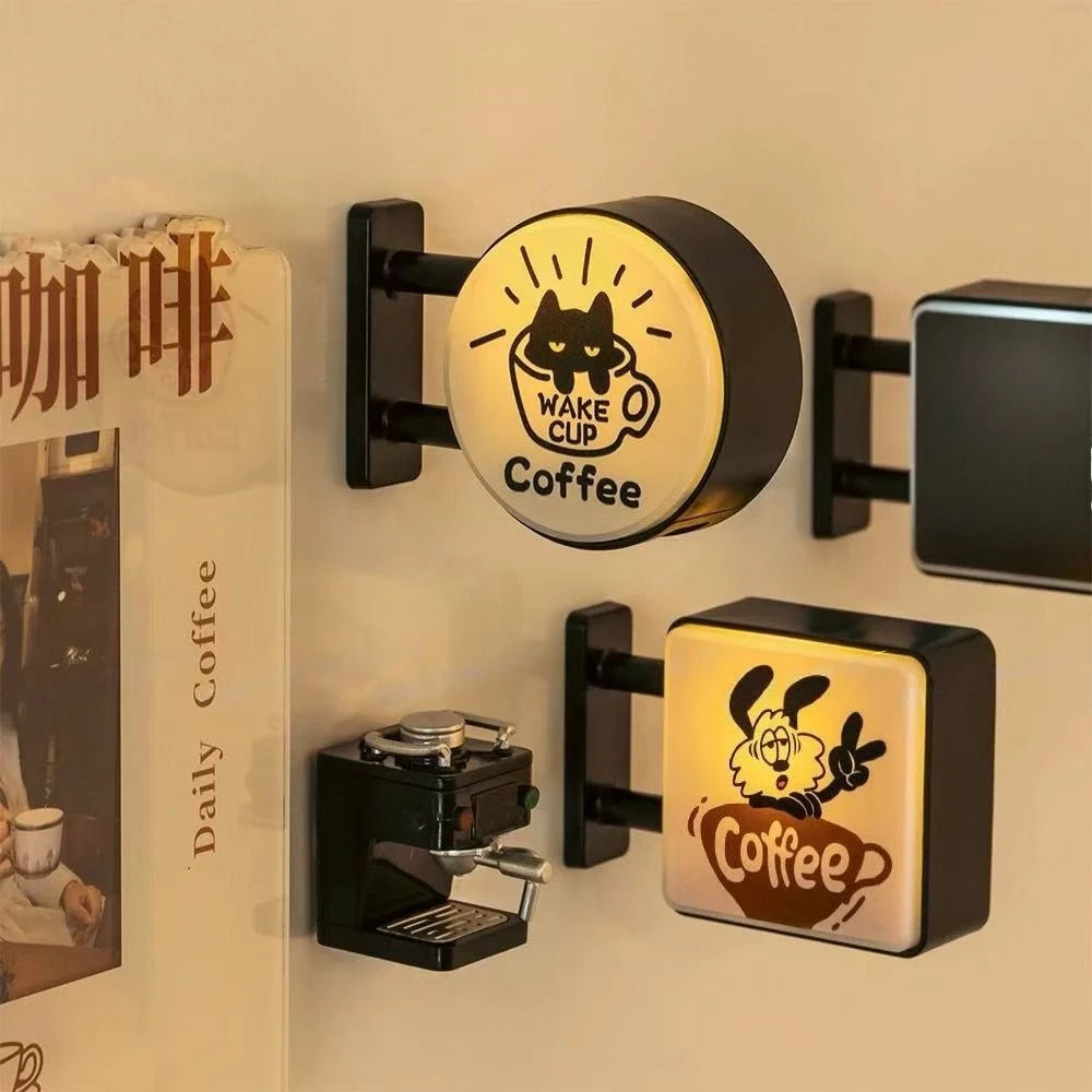 Mini Coffee Corner Fridge Art