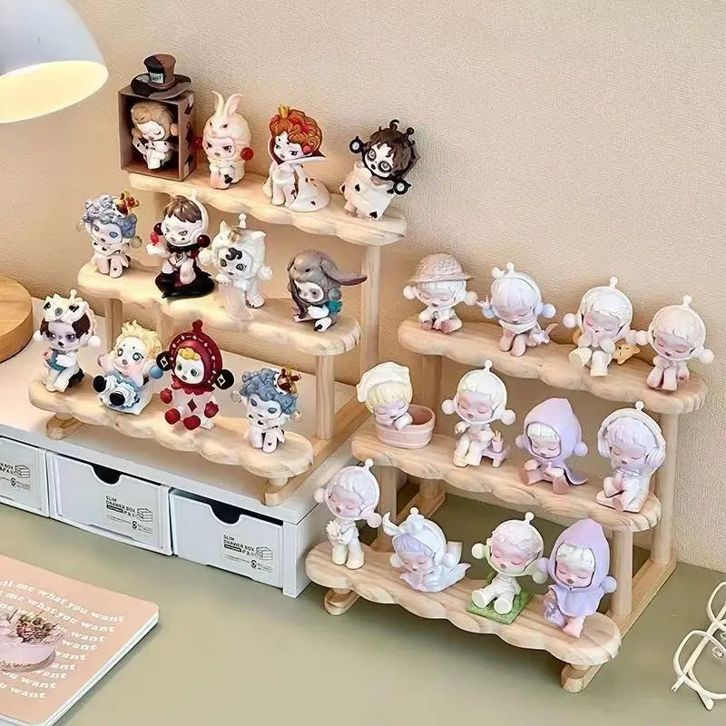 Tiered Wood Perfume Display Stand
