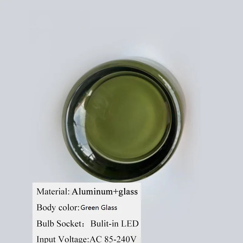 Glass Orb Wall Sconce