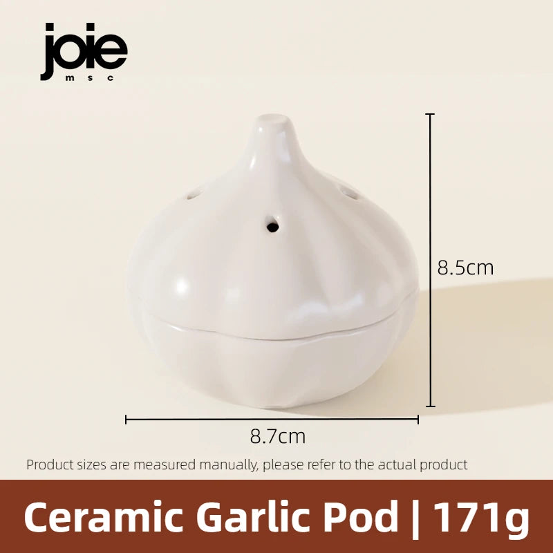 Breathable Ceramic Garlic Keeper