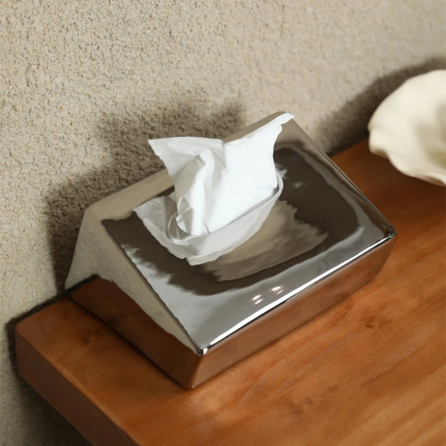 Ceramic Organizer Tissue Box