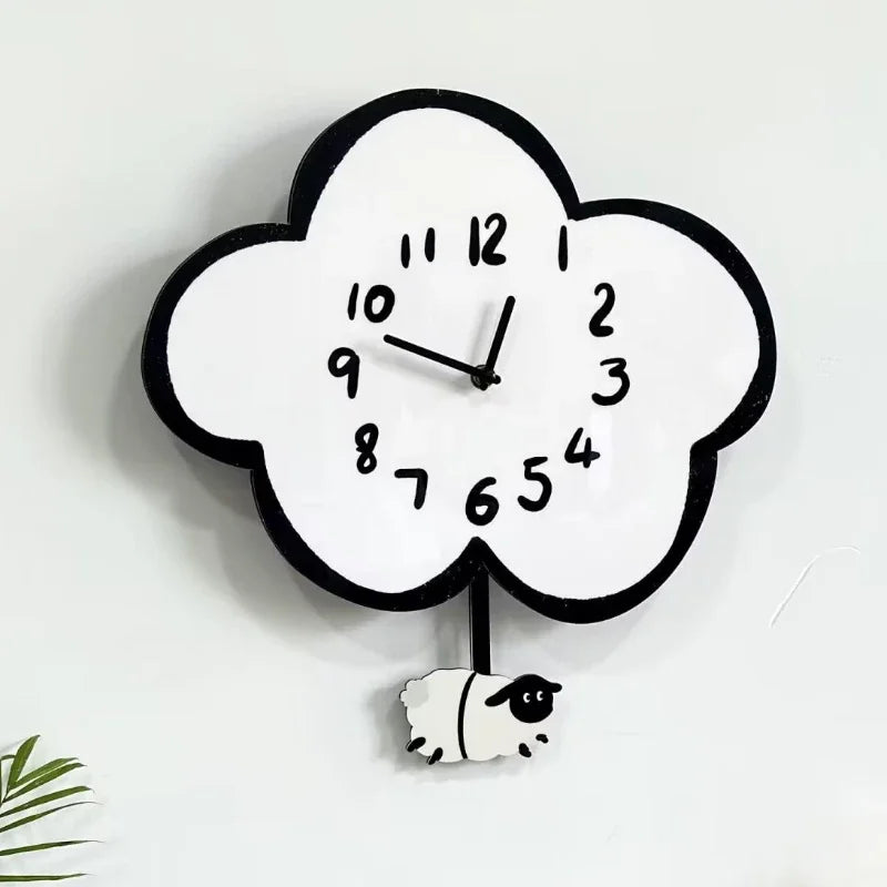 Swaying Drift Cloud Wall Clock