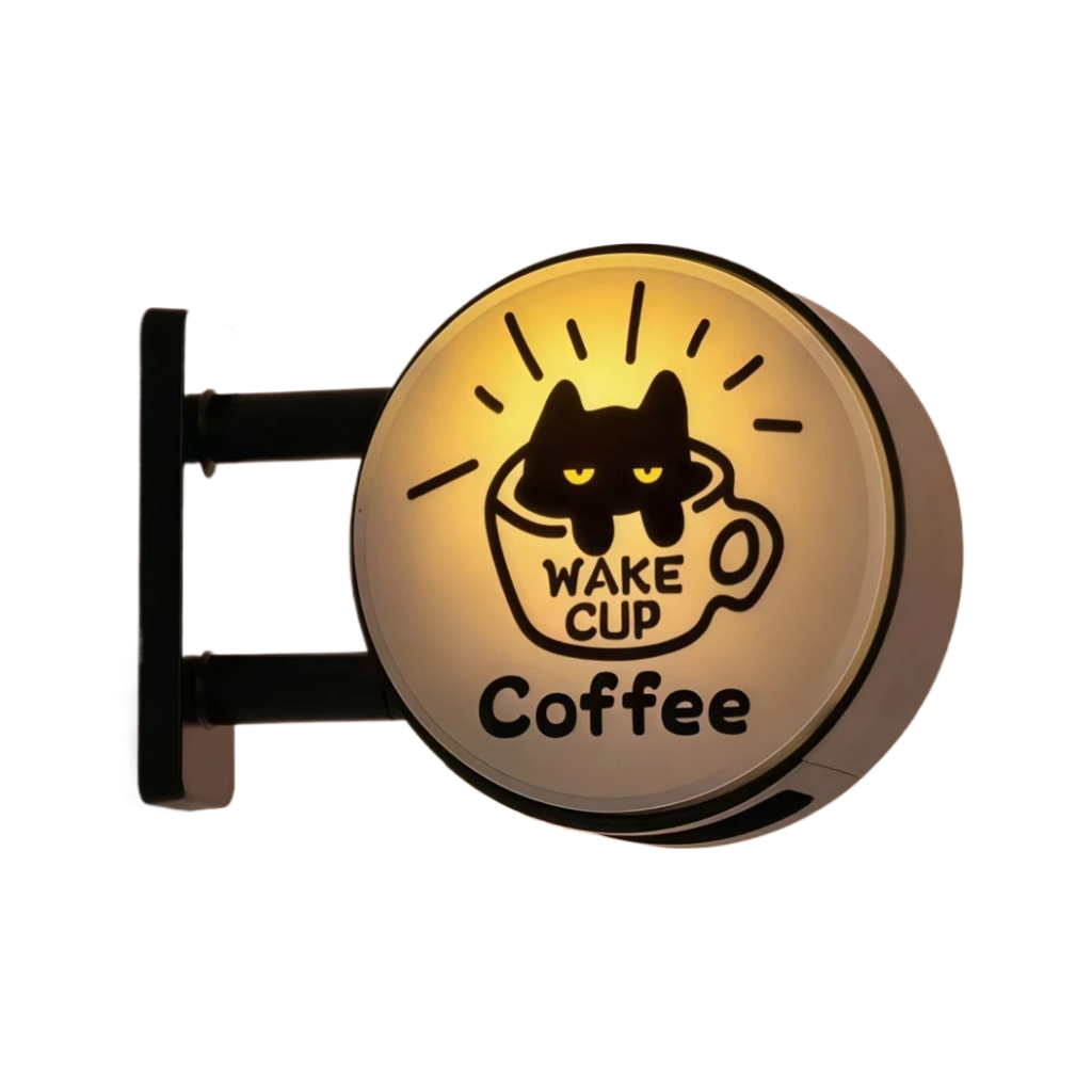 Mini Coffee Corner Fridge Art