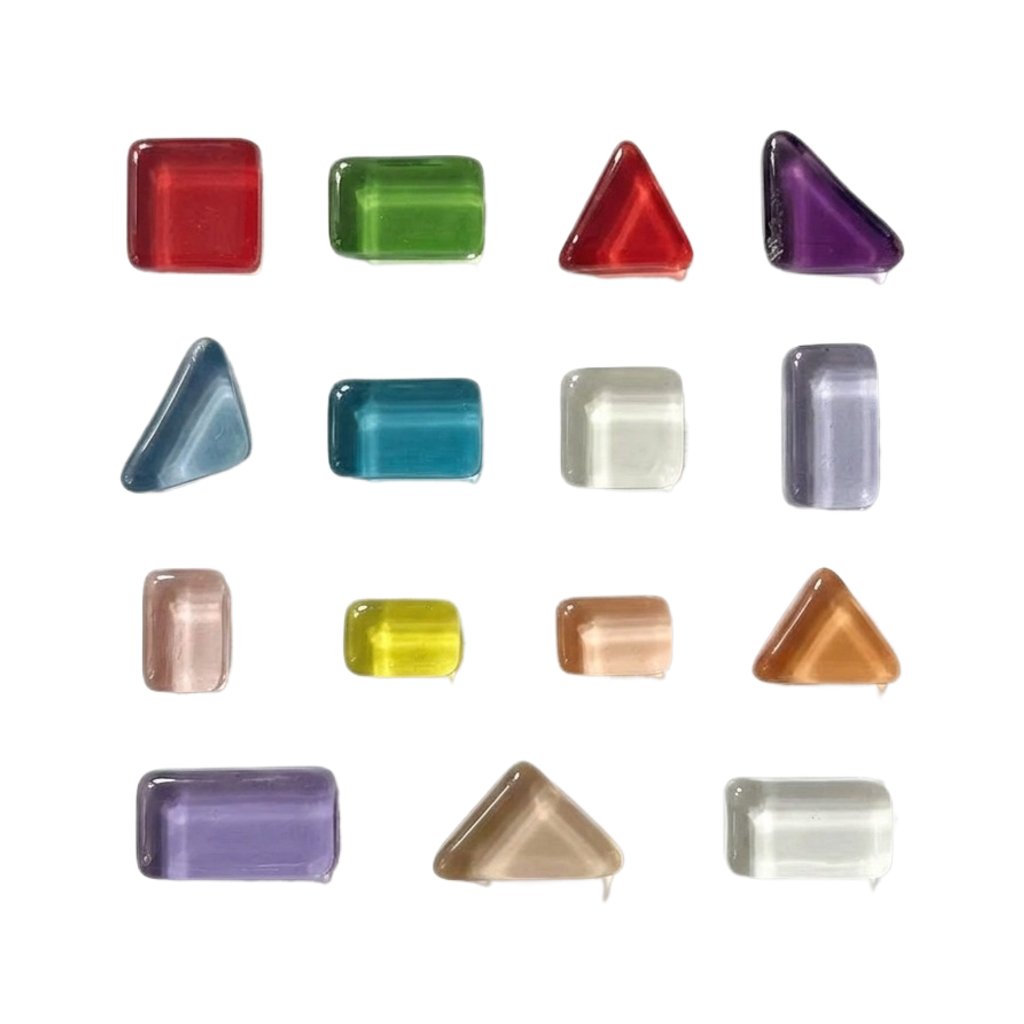 Whimsical Glass Mini Magnets