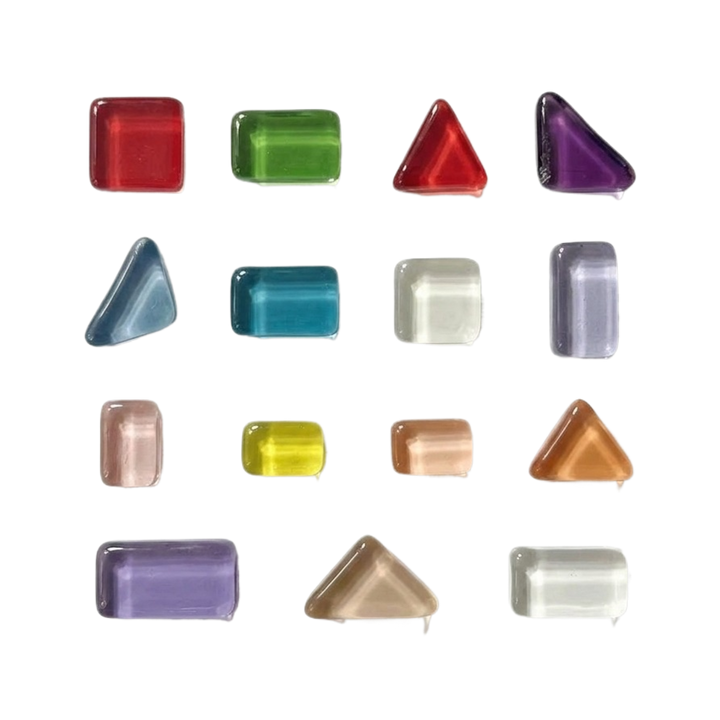 Whimsical Glass Mini Magnets