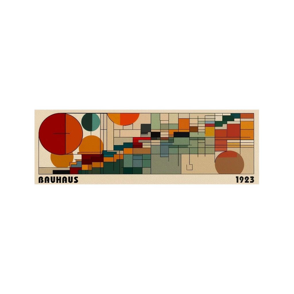 Abstract Bauhaus Canvas