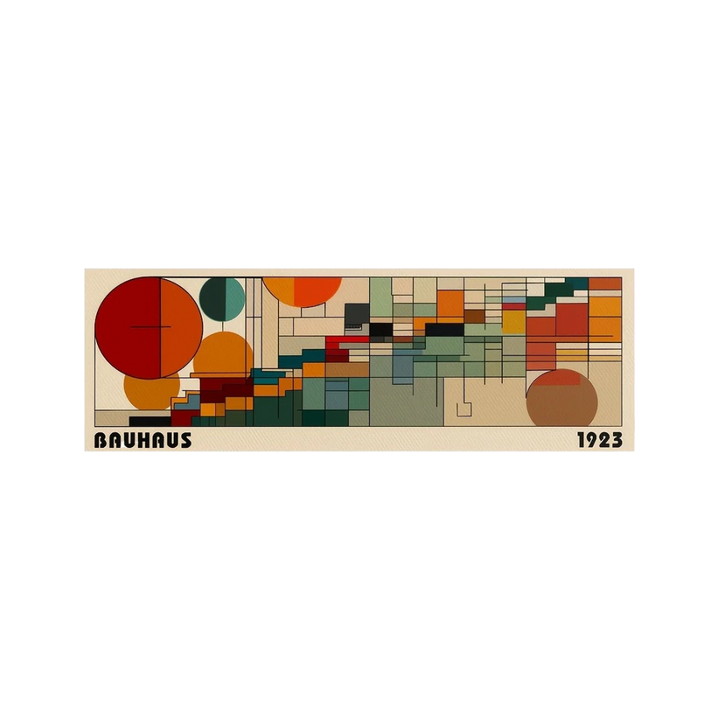 Abstract Bauhaus Canvas