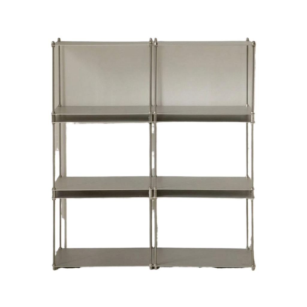 Staggered Industrial Metal Side Tables