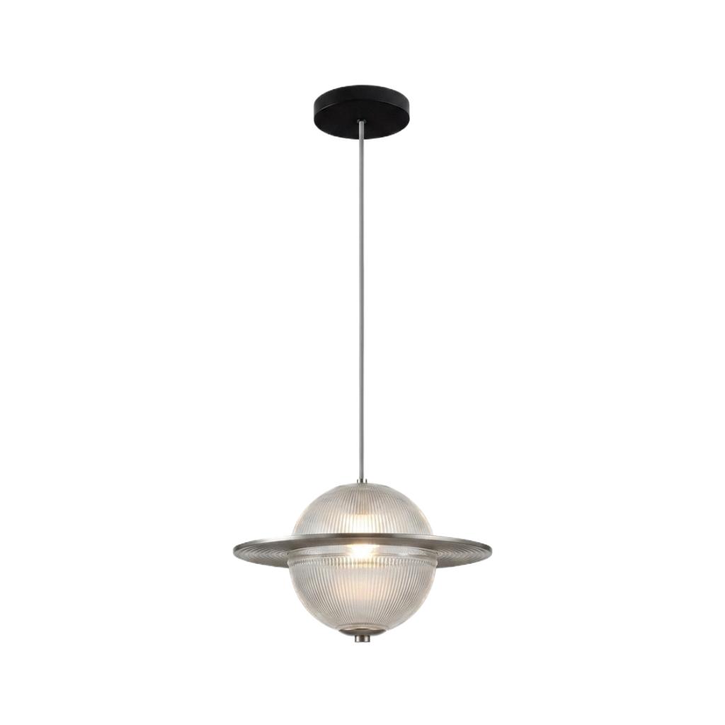 Glowing Glass Planet Pendant Lamp