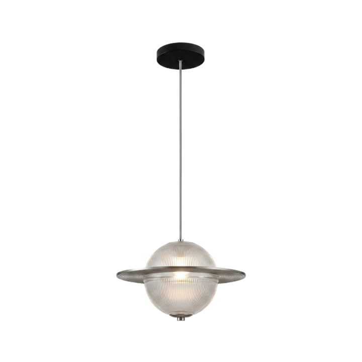 Glowing Glass Planet Pendant Lamp